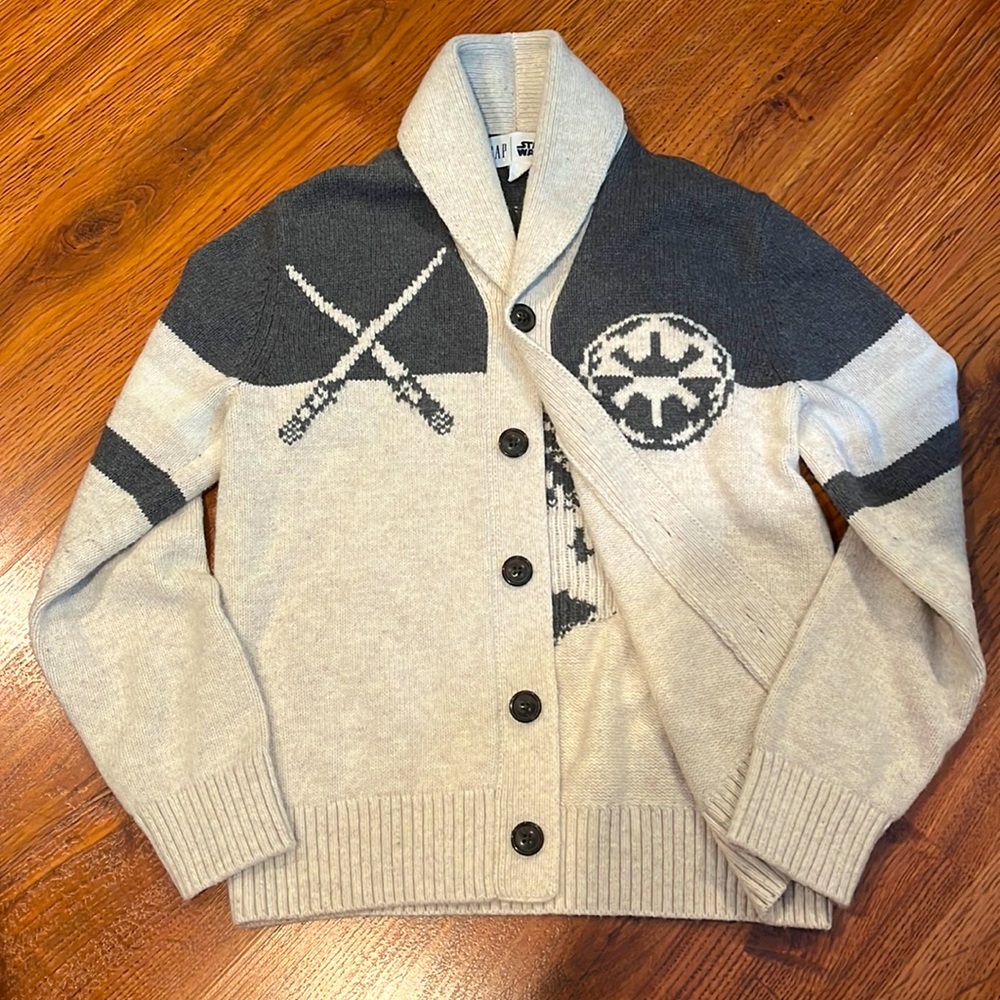 Gap Starwars cardigan sweater